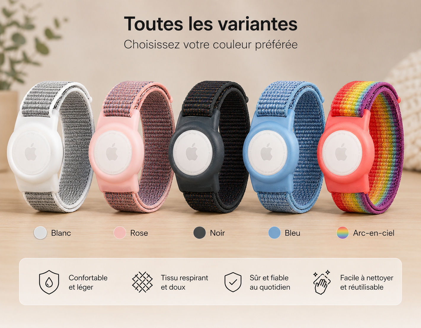 Etui pour AirTag "Style Bracelet"