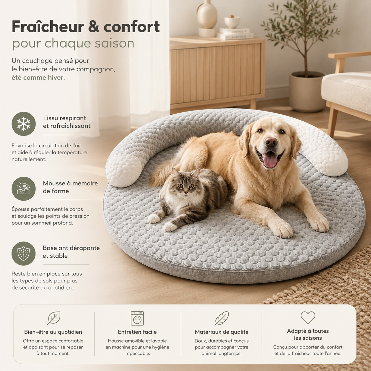 Tapis rafraissichant/cooling pour animaux